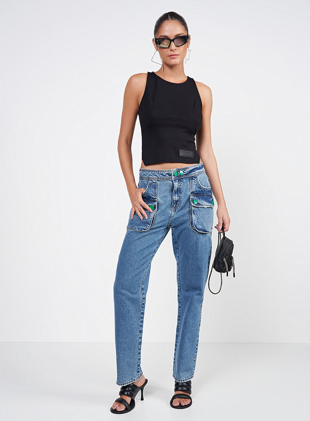 Regata Colcci Sport Slim Com Recortes Sport Style