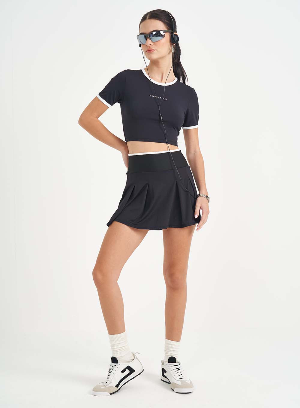 Blusa Feminina Slim Contrast